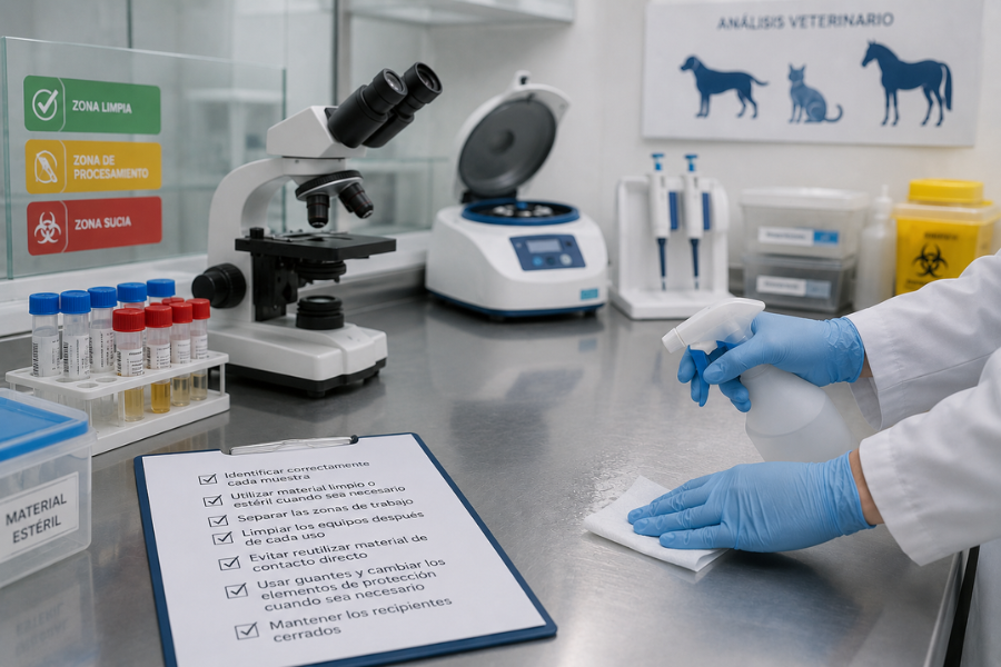 Evitar-contaminaciones-en-el-laboratorio-veterinario